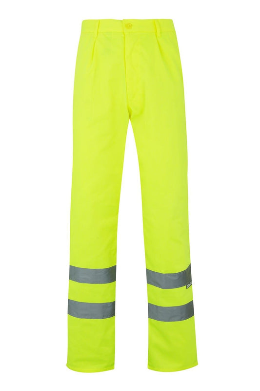 Pantalon haute visibilité avec bandes réfléchissantes