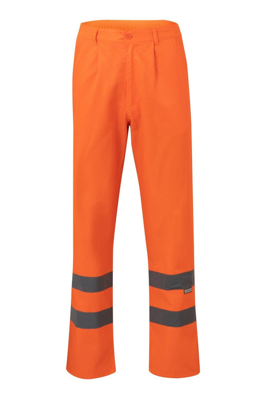Pantalon haute visibilité doublé avec bandes réfléchissantes