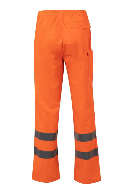 Pantalon haute visibilité doublé avec bandes réfléchissantes