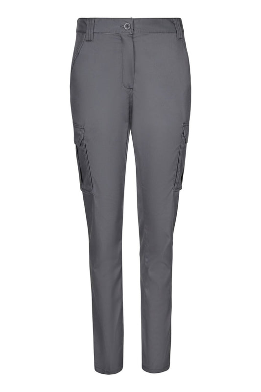 Pantalon stretch multi-poches femme