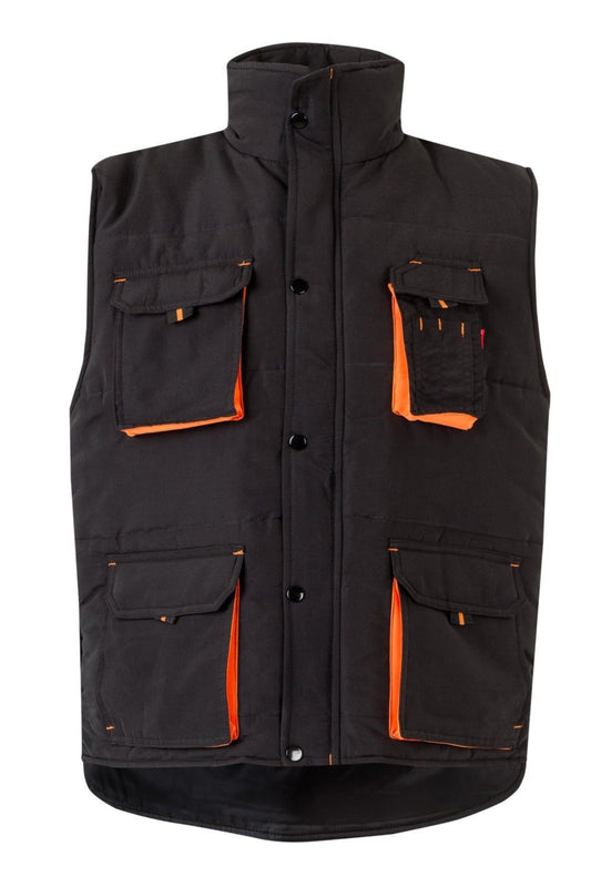 Gilet Matelassé Bicolore Multipoches Total Match