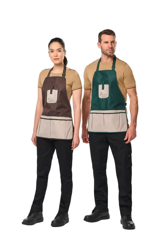 Tablier de jardinier imperméable écoresponsable unisexe
