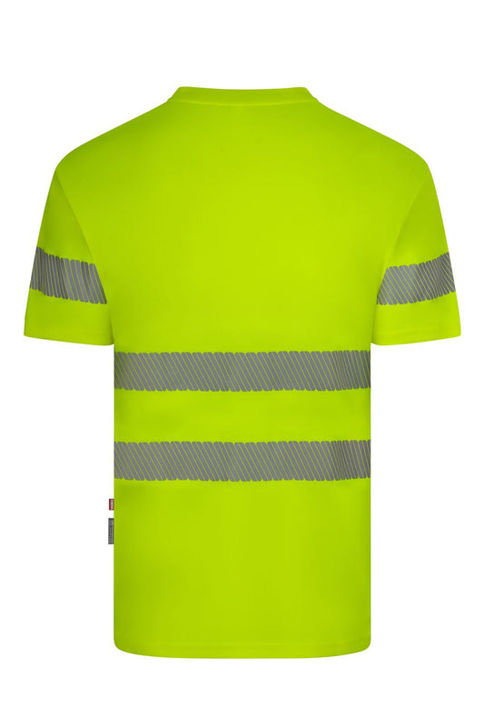 T-shirt haute visibilité manches courtes en polyester recyclé