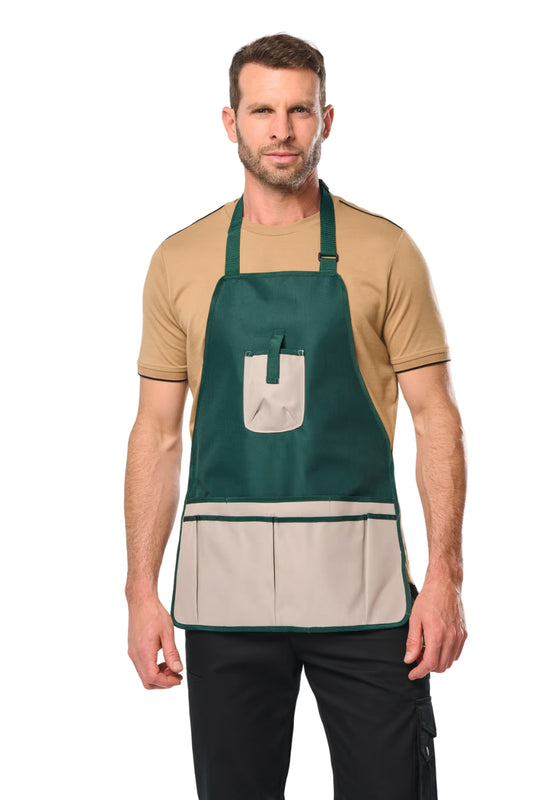Tablier de jardinier imperméable écoresponsable unisexe