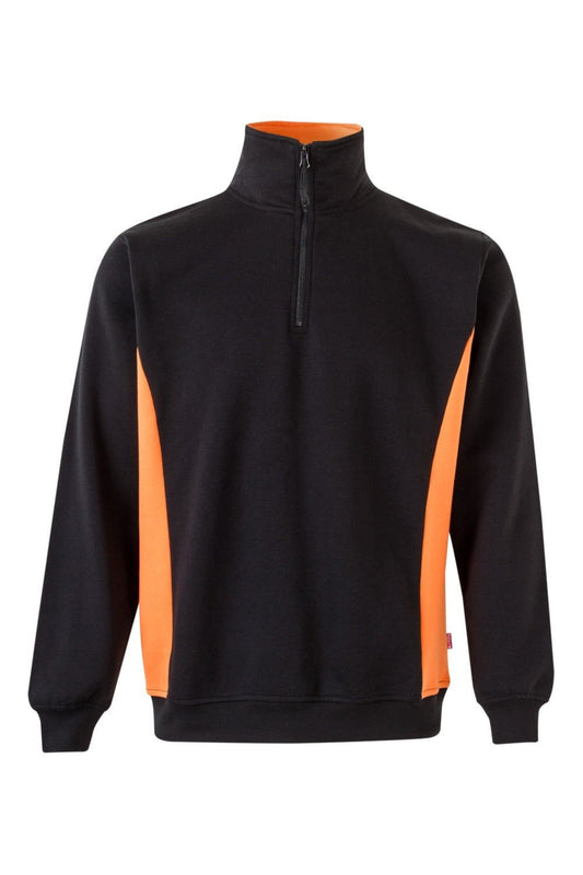 Sweat Bicolore Demi-Zippé Total Match